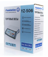 Торговые весы Foodatlas 30кг/1гр YZ-506 — изображение 5
