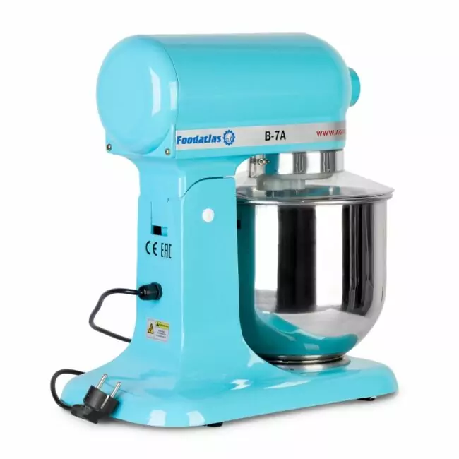 Миксер планетарный B-7A Foodatlas Eco, бирюзовый — изображение 3