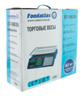 Торговые весы Foodatlas 40кг/2гр ВТ-983S — изображение 10
