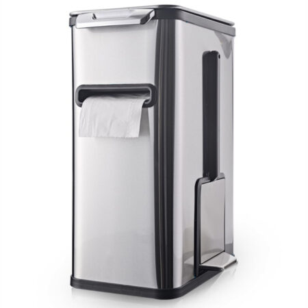 Ведро мусорное с ёршиком