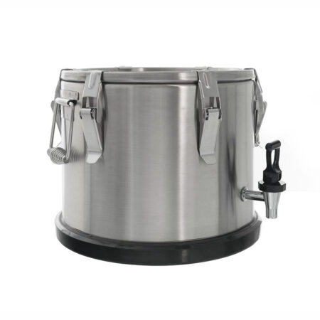 Термоконтейнер с краном 10 л нержавеющая сталь  Foodatlas Pro