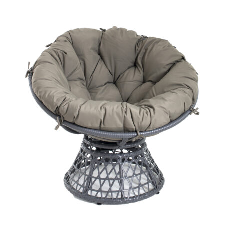 Садовое кресло E4025 (серо-коричневый) Лотос